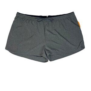 MTA Sport Athletic Shorts Womens 3X Gray New Fast Dri Running Activewear